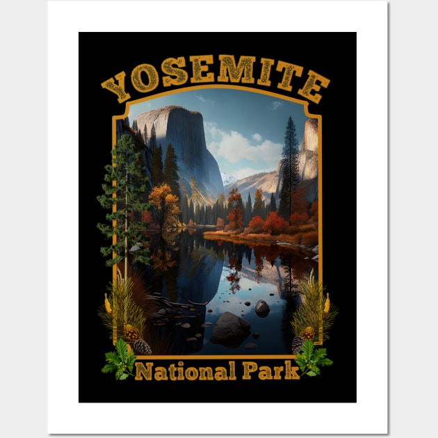 Yosemite National Park Wall Art by AtkissonDesign